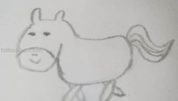怎么画马的简笔画（怎么画马的简笔画图片）