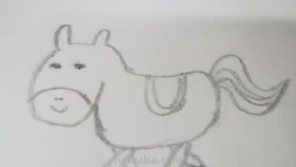 怎么画马的简笔画（怎么画马的简笔画图片）