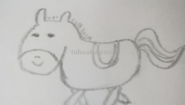 怎么画马的简笔画（怎么画马的简笔画图片）