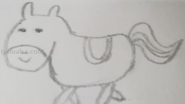 怎么画马的简笔画（怎么画马的简笔画图片）