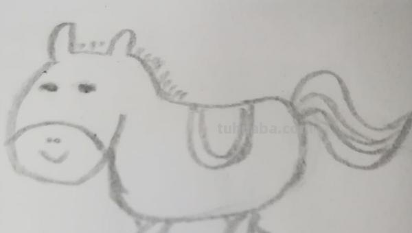 怎么画马的简笔画（怎么画马的简笔画图片）