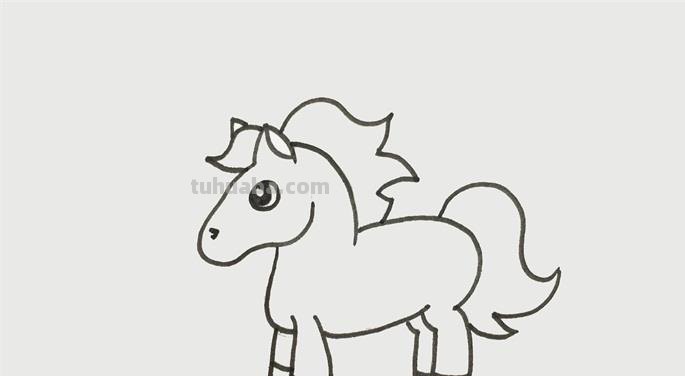 怎么画马的简笔画（怎么画马的简笔画图片）