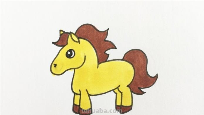 怎么画马的简笔画（怎么画马的简笔画图片）