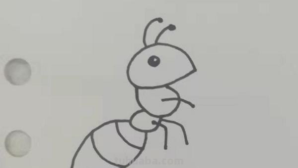 蚂蚁怎么画简笔画(可爱的小蚂蚁怎么画简笔画) 蚂蚁怎么画简笔画(可爱的小蚂蚁怎么画简笔画)