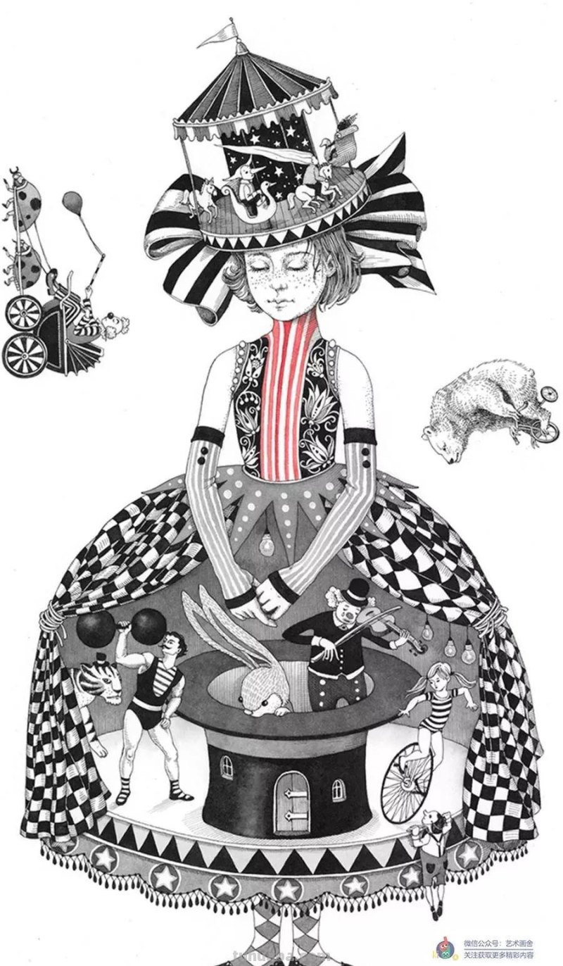 创意素描10幅，画的就是创意，你喜欢哪一个？