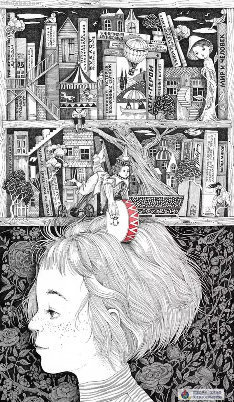 创意素描10幅，画的就是创意，你喜欢哪一个？