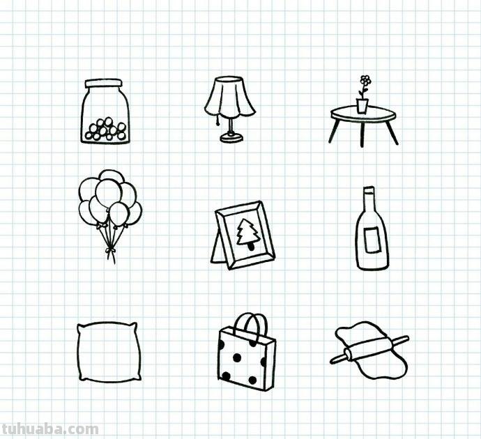 居家简笔画大全~快收藏起来备用吧~ 居家简笔画大全~快收藏起来备用吧~