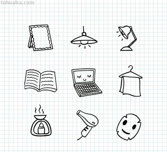 居家简笔画大全~快收藏起来备用吧~ 居家简笔画大全~快收藏起来备用吧~