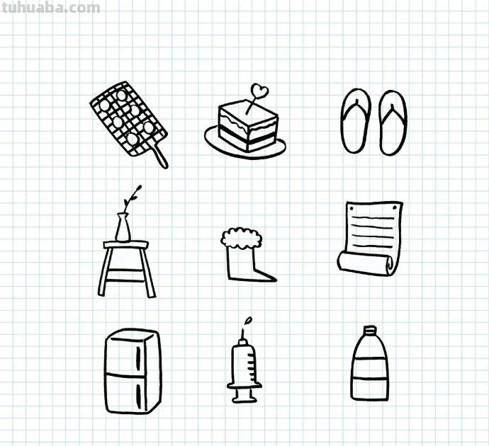 居家简笔画大全~快收藏起来备用吧~ 居家简笔画大全~快收藏起来备用吧~