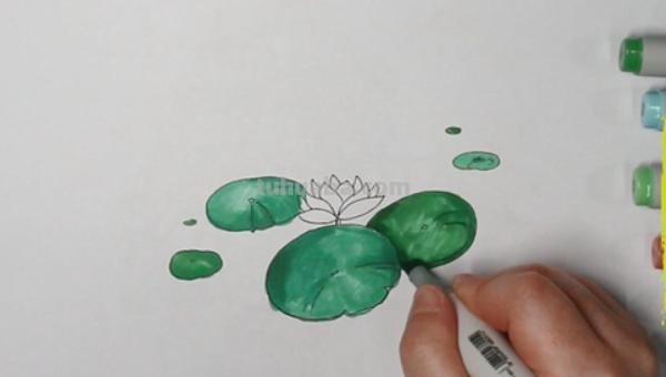荷叶怎么画简笔画(荷花荷叶怎么画简笔画) 荷叶怎么画简笔画(荷花荷叶怎么画简笔画)