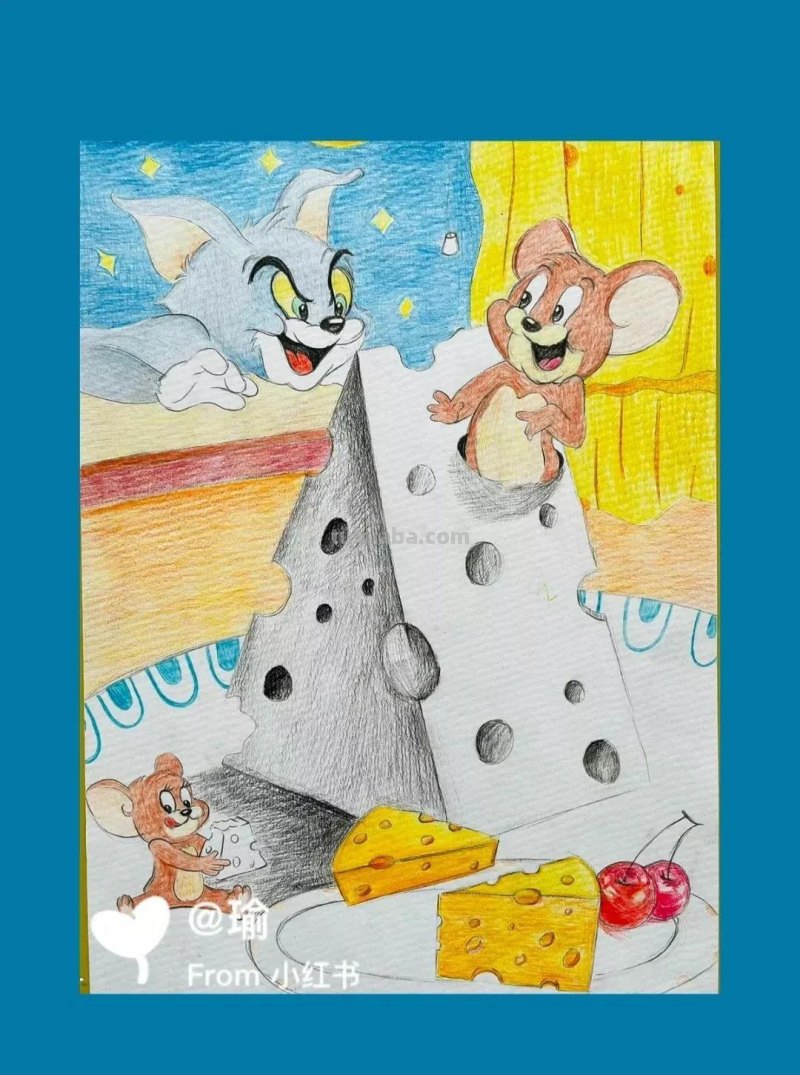 ​少儿创意素描美术精选16张范画，没有创意教学？建议你收藏这篇