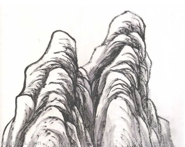 国画技巧山水速写（国画技巧山水速写图片）