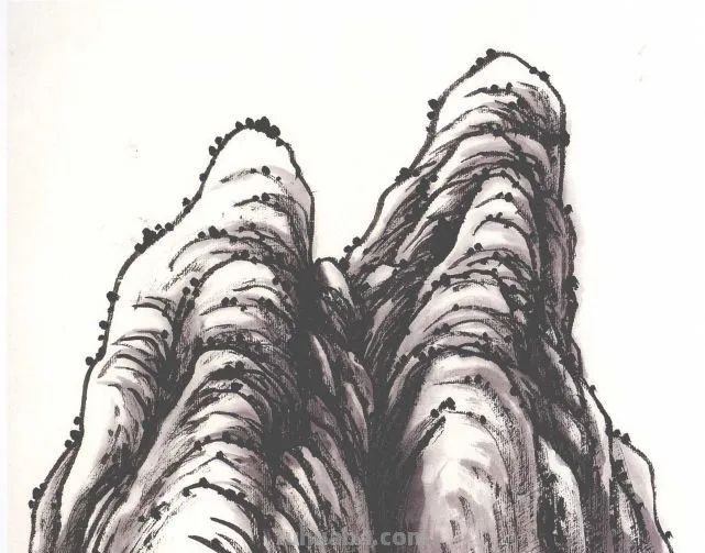国画技巧山水速写（国画技巧山水速写图片）