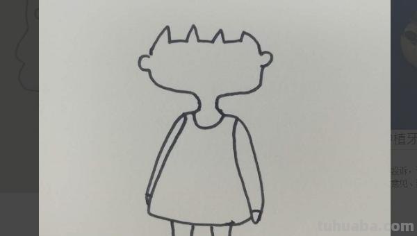 小女孩的简笔画怎么画(小女孩的简笔画怎么画最简单的) 小女孩的简笔画怎么画(小女孩的简笔画怎么画最简单的)