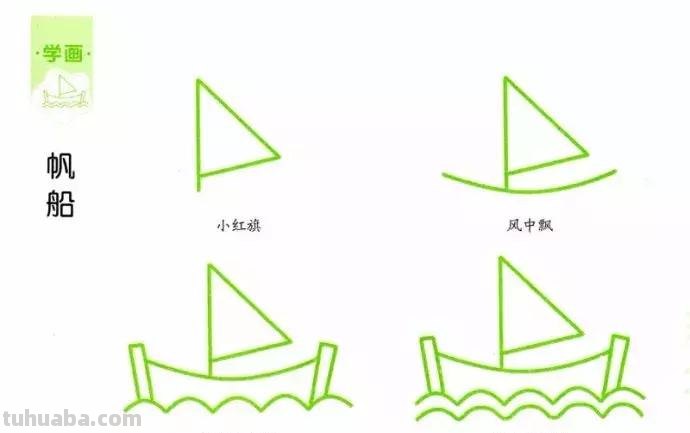 简笔画｜31个带儿歌的简笔画，海陆空都齐了，孩子都爱画，收藏！