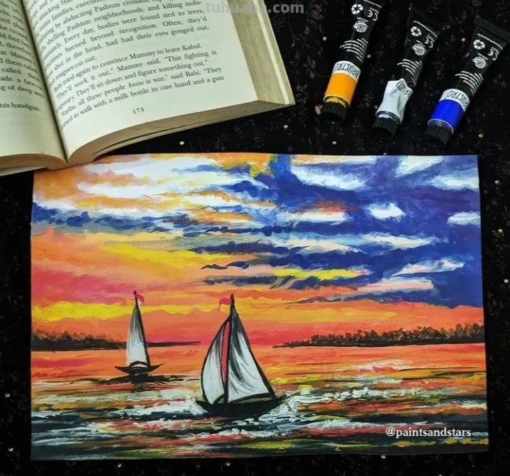 什么画最能治愈不开心，画画界估计也就水粉风景画作品了