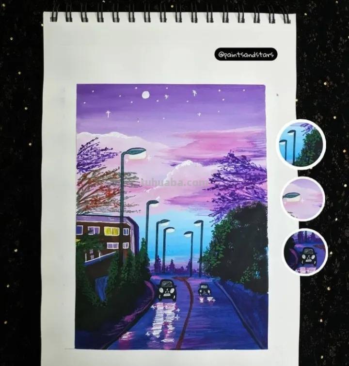 什么画最能治愈不开心，画画界估计也就水粉风景画作品了