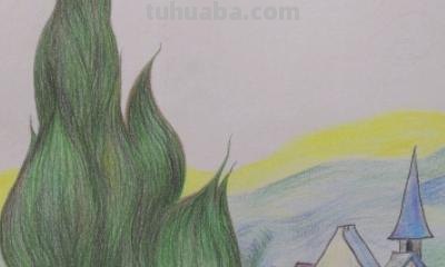 用彩铅怎么画夜空(用彩铅怎么画夜空星空) 用彩铅怎么画夜空(用彩铅怎么画夜空星空)