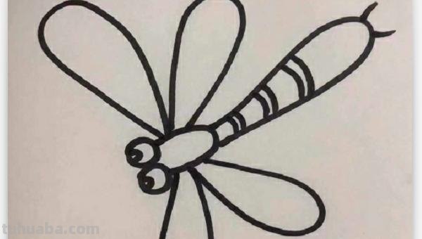 蜻蜓怎么画简笔画(蝴蝶蜻蜓怎么画简笔画) 蜻蜓怎么画简笔画(蝴蝶蜻蜓怎么画简笔画)