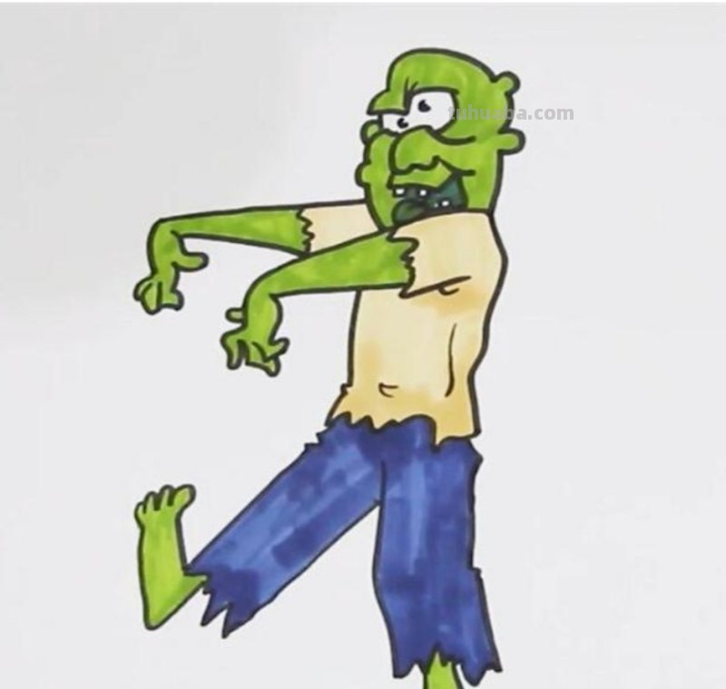 僵尸怎么画简笔画(巨人僵尸怎么画简笔画) 僵尸怎么画简笔画(巨人僵尸怎么画简笔画)