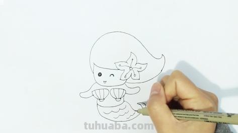 美人鱼怎么画简笔画(十二星座美人鱼怎么画简笔画) 美人鱼怎么画简笔画(十二星座美人鱼怎么画简笔画)
