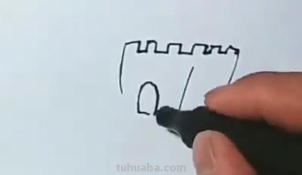 长城怎么画简笔画（长城怎么画简笔画好看）