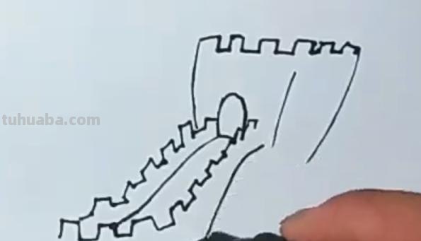 长城怎么画简笔画(长城怎么画简笔画好看) 长城怎么画简笔画(长城怎么画简笔画好看)
