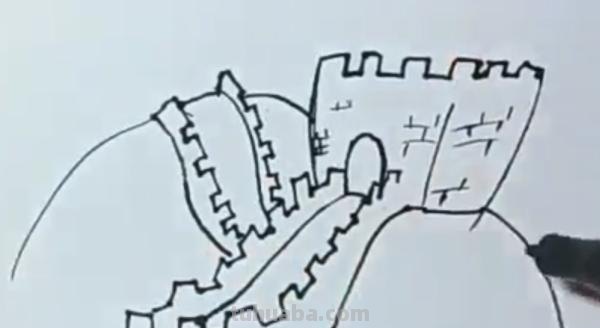 长城怎么画简笔画(长城怎么画简笔画好看) 长城怎么画简笔画(长城怎么画简笔画好看)