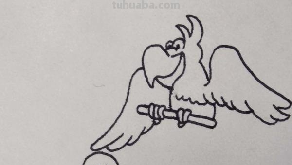 鹦鹉怎么画简笔画(鹦鹉怎么画简笔画好看又简单) 鹦鹉怎么画简笔画(鹦鹉怎么画简笔画好看又简单)