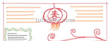 春节手抄报该怎么画（春节手抄报该怎么画简单）