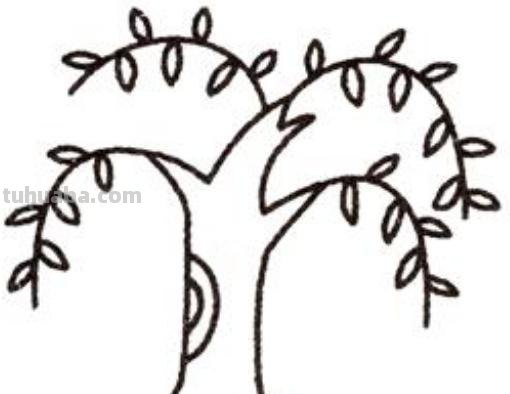 柳树怎么画简笔画(柳树怎么画简笔画图片) 柳树怎么画简笔画(柳树怎么画简笔画图片)