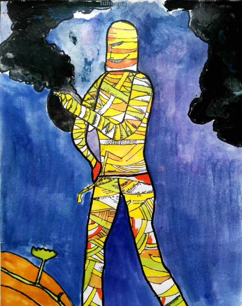 简单有趣的水粉画全集作品欣赏