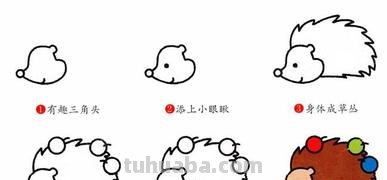 刺猬怎么画简笔画(刺猬怎么画简笔画图片) 刺猬怎么画简笔画(刺猬怎么画简笔画图片)
