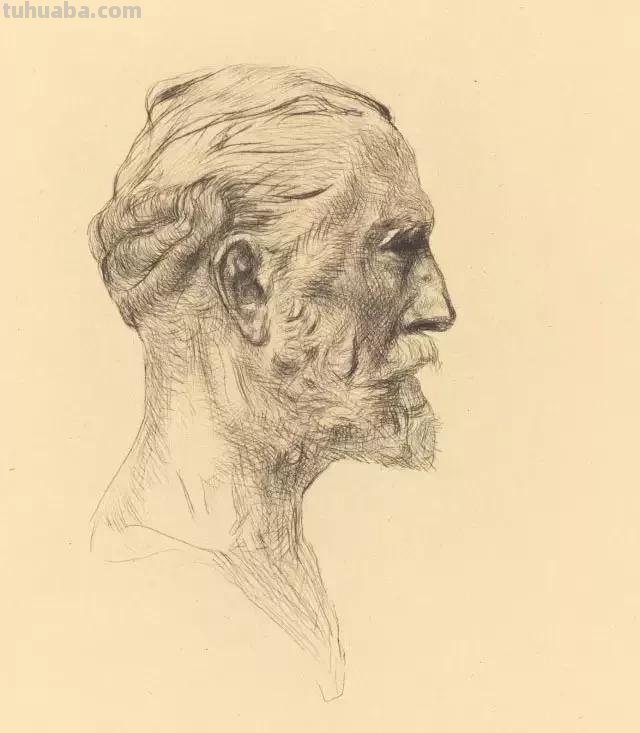 法国雕塑家奥古斯特·罗丹，速写合集