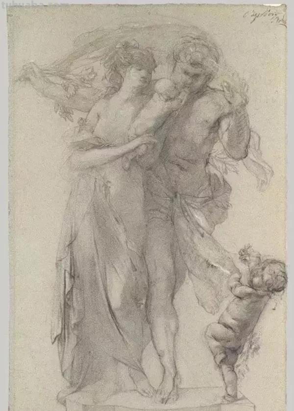 法国雕塑家奥古斯特·罗丹，速写合集