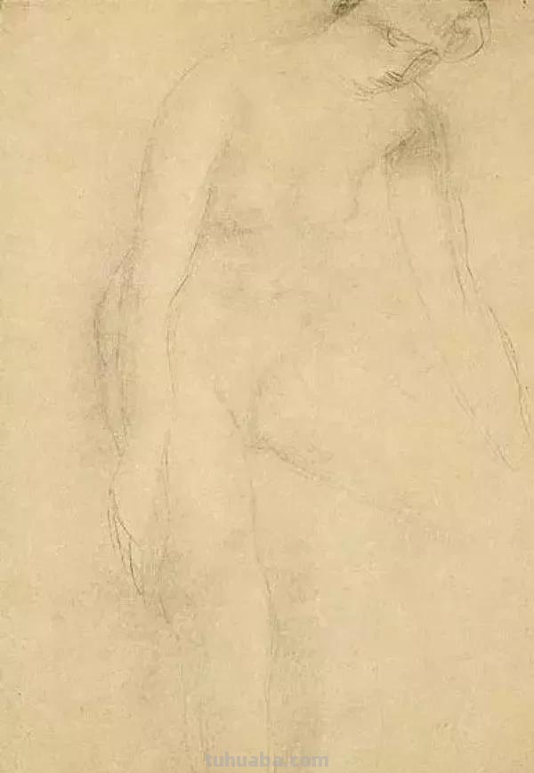 法国雕塑家奥古斯特·罗丹，速写合集