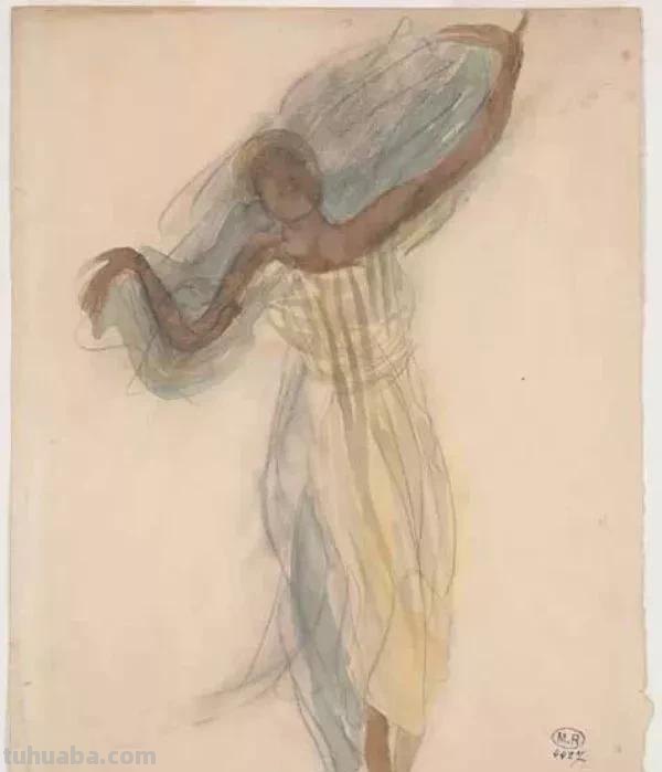 法国雕塑家奥古斯特·罗丹，速写合集