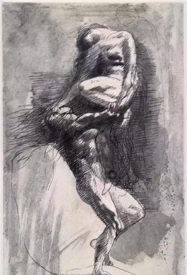 法国雕塑家奥古斯特·罗丹，速写合集