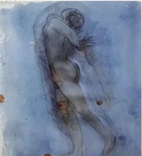 法国雕塑家奥古斯特·罗丹，速写合集