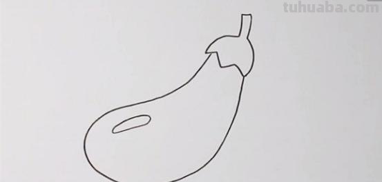 茄子怎么画简笔画（茄子怎么画简笔画图片）