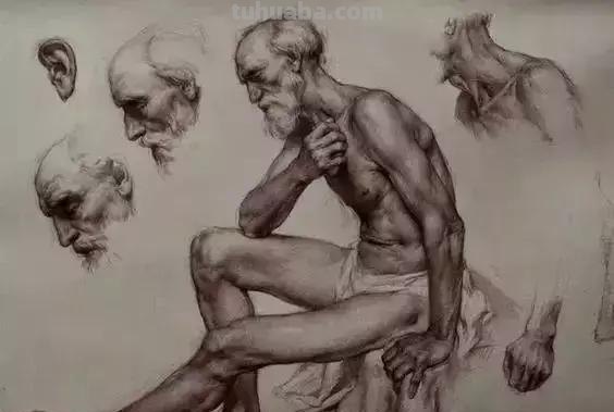 列宾美院教授珍藏的88幅素描，你们看完可以说都去过列宾进修了