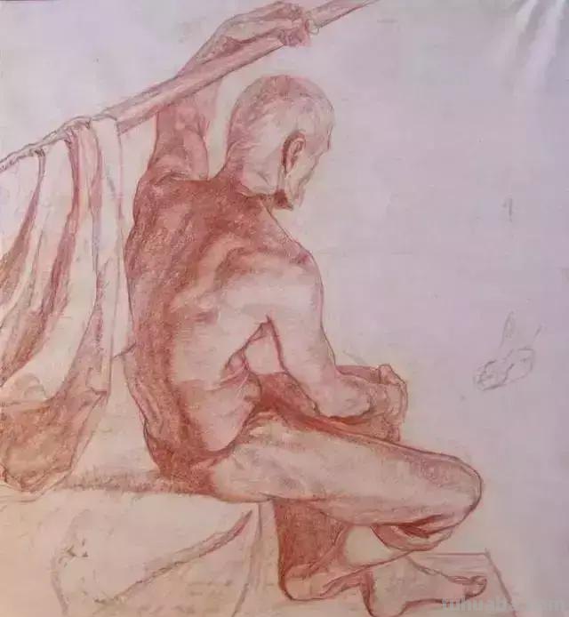 列宾美院教授珍藏的88幅素描，你们看完可以说都去过列宾进修了