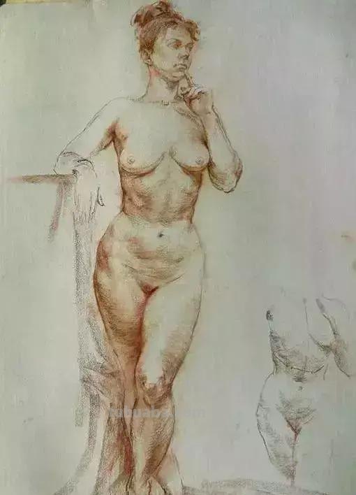 列宾美院教授珍藏的88幅素描，你们看完可以说都去过列宾进修了