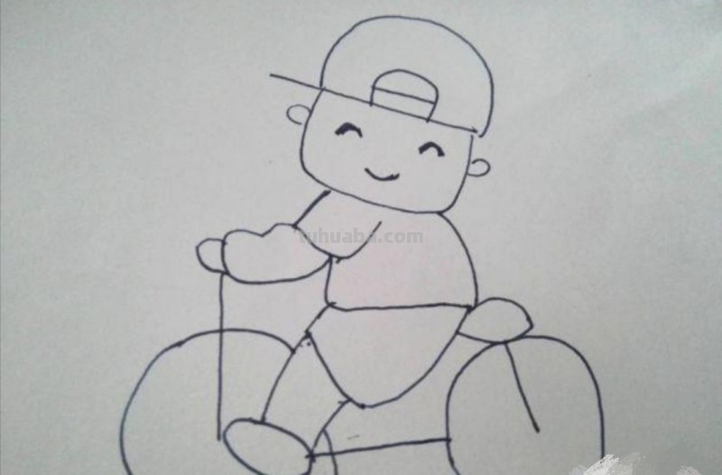 自行车怎么画简笔画(小孩骑自行车怎么画简笔画) 自行车怎么画简笔画(小孩骑自行车怎么画简笔画)