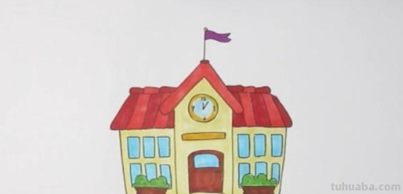 学校的简笔画怎么画（学校的简笔画怎么画简单又好看）