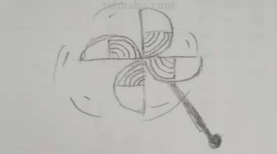 风车怎么画简笔画(简单风车怎么画简笔画) 风车怎么画简笔画(简单风车怎么画简笔画)