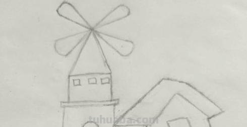风车怎么画简笔画(简单风车怎么画简笔画) 风车怎么画简笔画(简单风车怎么画简笔画)