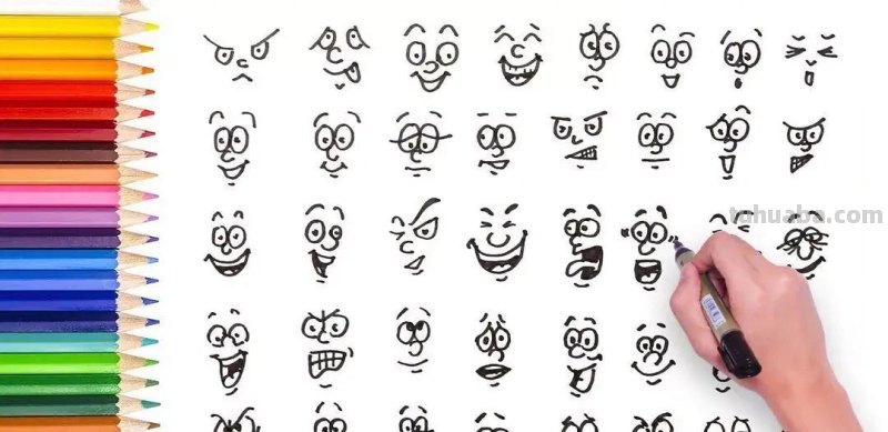 分享一组可爱实用的简笔画，画手帐和小插画都可以用的到，拿走