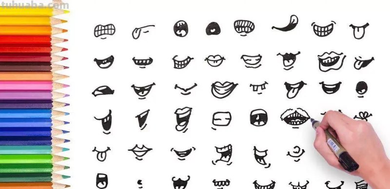 分享一组可爱实用的简笔画，画手帐和小插画都可以用的到，拿走