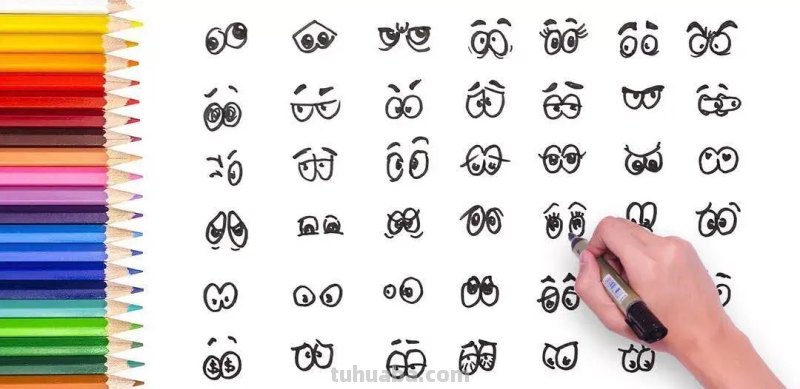 分享一组可爱实用的简笔画，画手帐和小插画都可以用的到，拿走